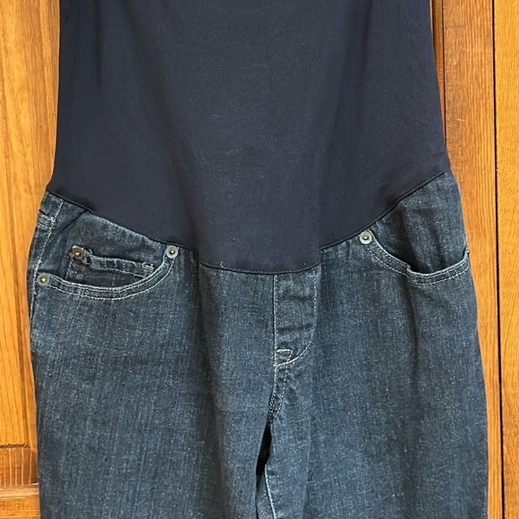 Liz Lange For Target Maternity Cotton Over The Bump Five Pocket Jeans Size 2 - Picture 6 of 7